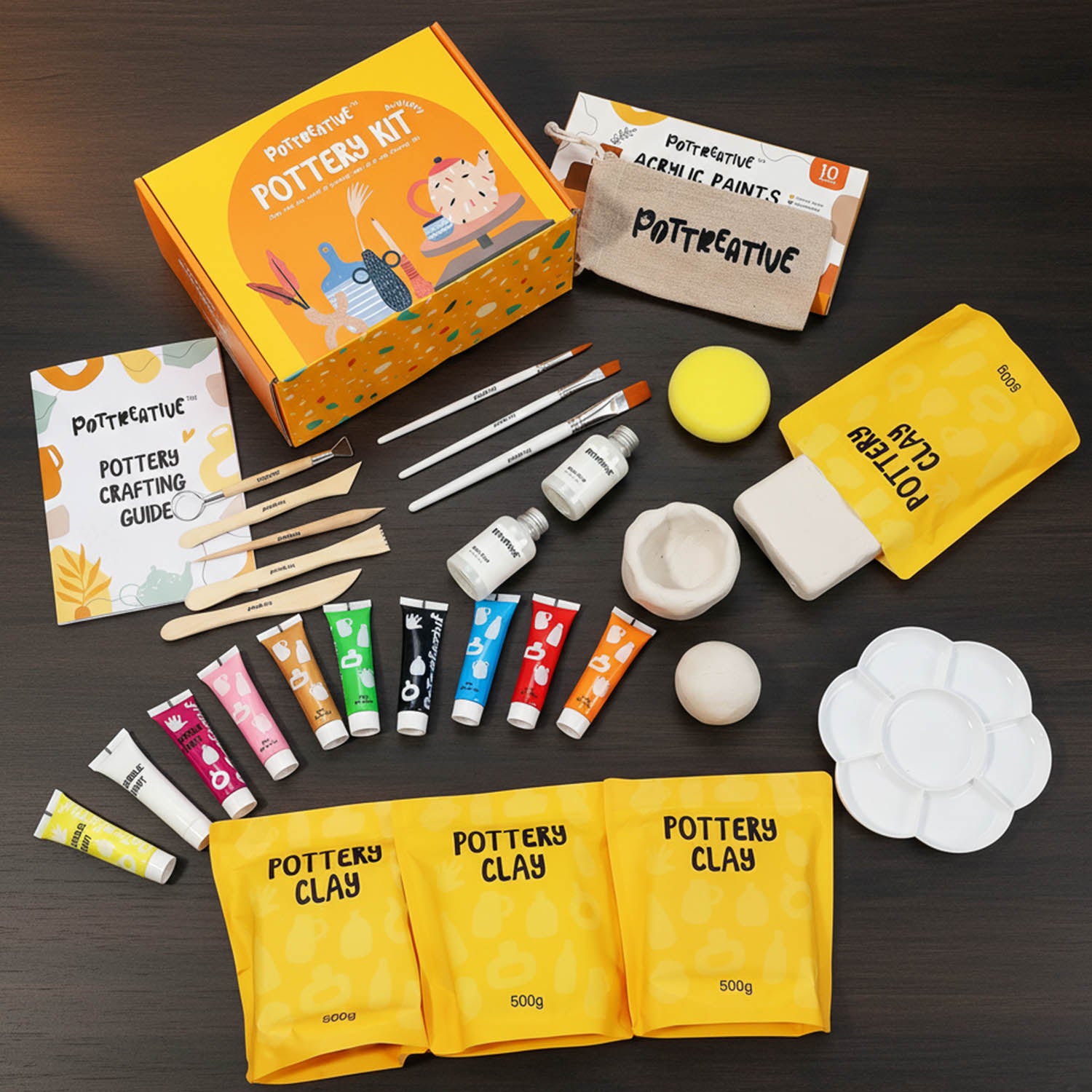 Air Dry Clay Kit for Adults & Beginners